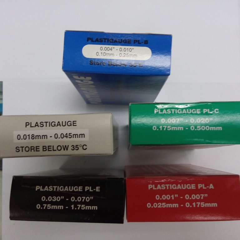 Plastic Wire Gap Bearing Clearance Measuring Ruler 0.175Mm-0.5Mm Pl-C