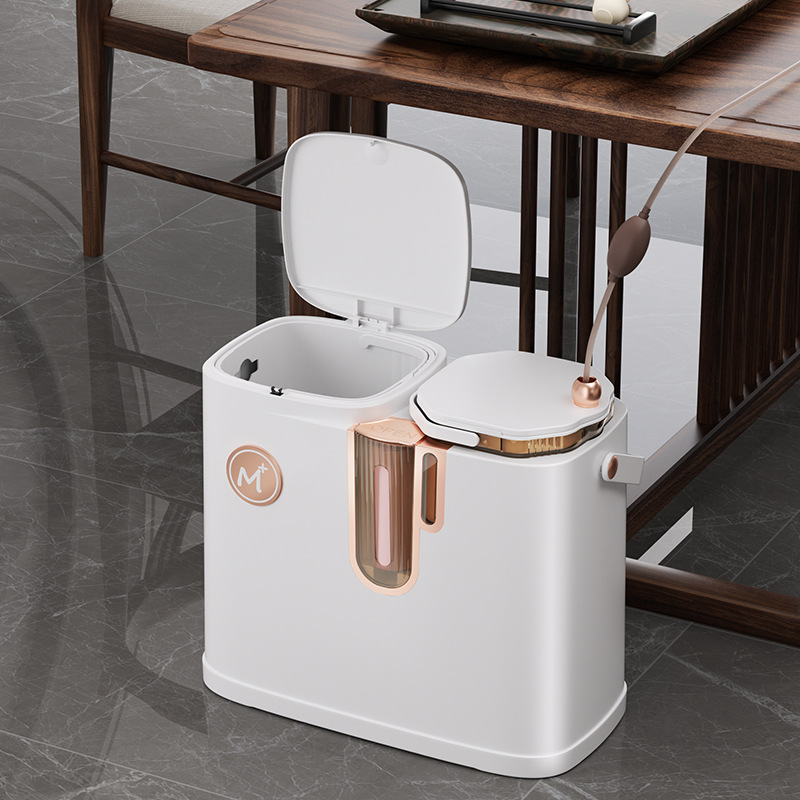 Tea bucket sealed pressing tea residue bucket wet and dry separation tea waste bucket tea ceremony tea residue filter dirty bucket