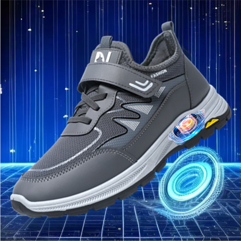 Live Broadcast of New Magnetic Vibration Walking Shoes, Unisex Casual Sports Shoes, Mesh Breathable Running Shoes, Walking Shoes