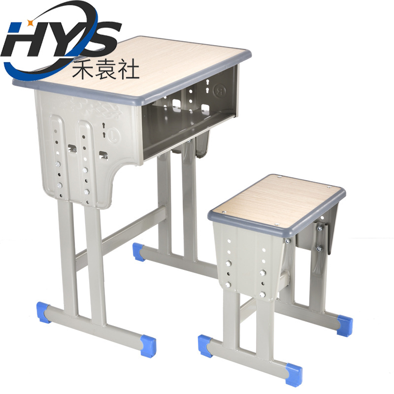 Desks and chairs factory direct supply School single double student counseling institutions can lift learning table training class Wholesale