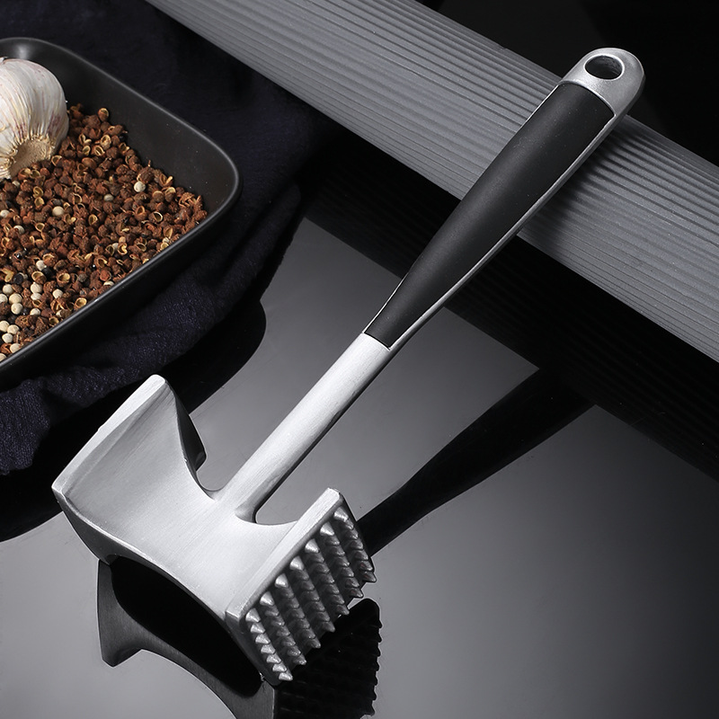 Молоток для мяса из алюминиевого сплава, молоток для разрыва жил, кухонный гаджет, печатаемый логотип