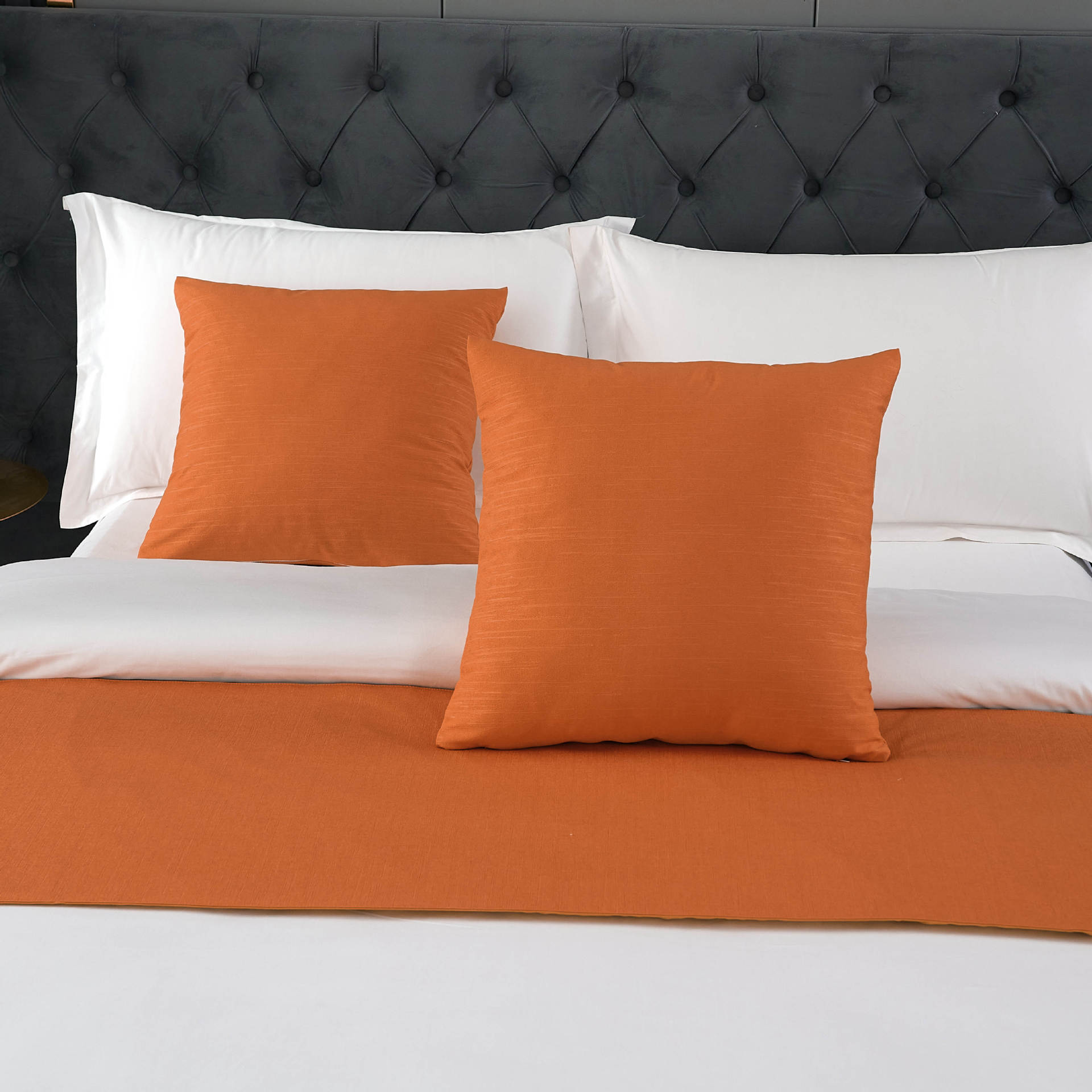 Bedside Towel, Bed Flag, Five-Star Hotel Bed Cover, Accessible Luxury Scandinavian Hotel Bed Bed Decoration, Pure Color Simple Towel