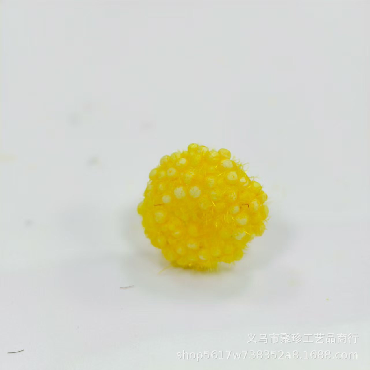 New 1.3cm Turf Green Color Powder Core Artificial Flower Material Sunflower Sunflower Core Artificial Semi-Finished Product