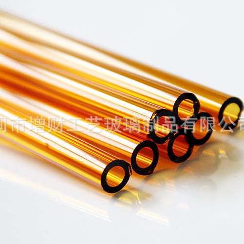 Customized Heat-Resistant Glass Hollow Bottomless Double-Way Tube High Borosilicate High Temperature Resistant Colorfuled Glass Tube High Transparency