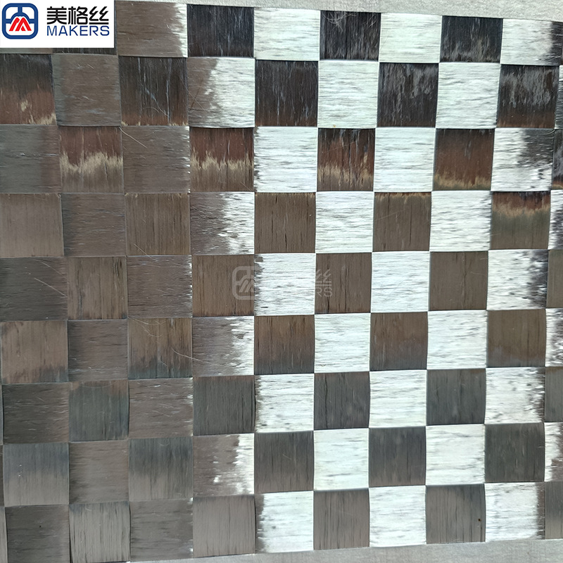 Silver Electroplated Cloth 12K 88g 18X18Mm Plain Weave Silver Electroplated Widened Carbon Fiber Cloth