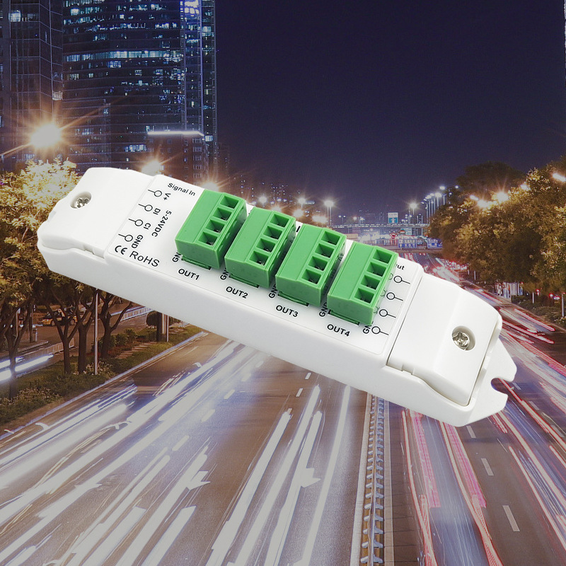 Усилитель сигнала SPI для светодиодной ленты Phantom, контроллер WS2811 полного цвета