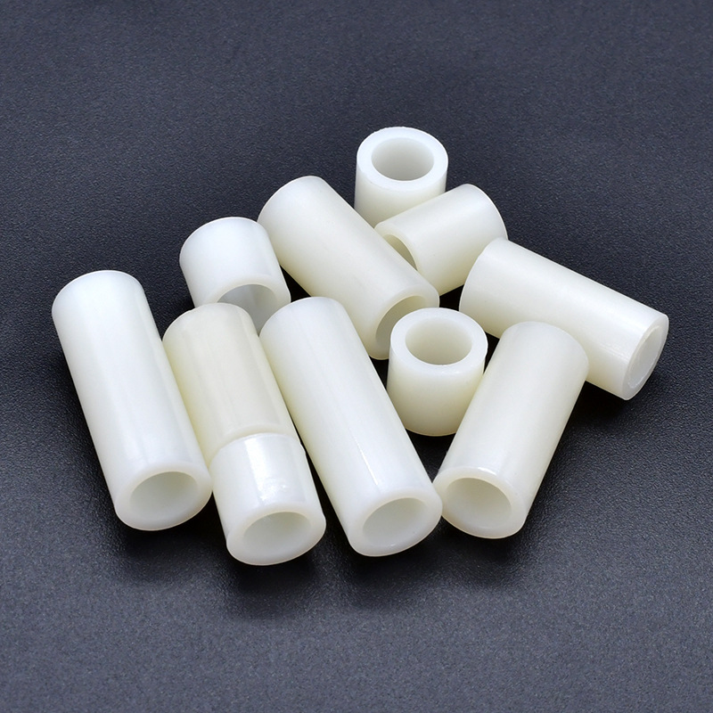 ABS white straight pipe wholesale PCB board insulation plastic glue interval support column hollow round body pad high isolation column