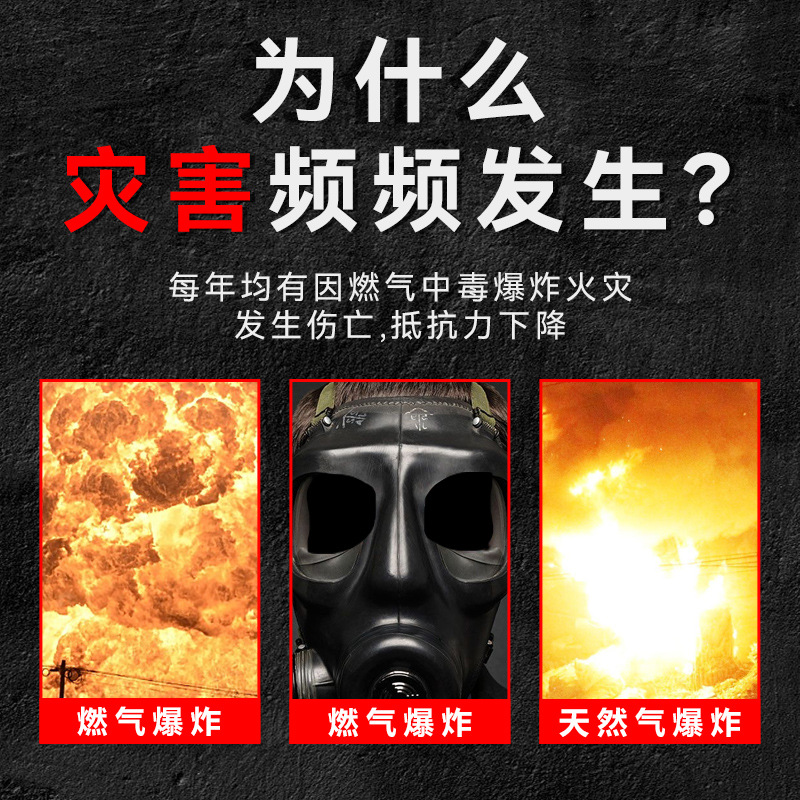 Carbon monoxide alarm household honeycomb briquette smoke co outdoor portable car carbon monoxide detector battery