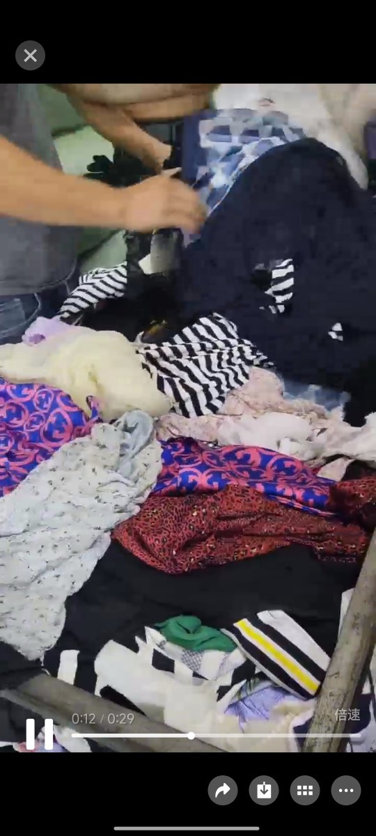 Second-Hand Clothes Old Export to Africa Cross-Border Supply Live Cotton Dress Short Girl Dress Cotton Dress