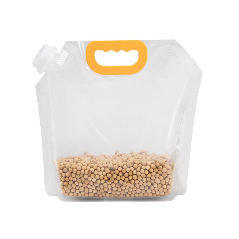 Grain Storage Box with Sealed Bags, Moisture-Proof and Insect-Proof, Kitchen Household Flour Storage Container, Grain Jar Storage Magic Tool