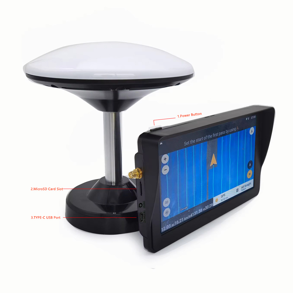 Cross-Border In-Stock 7inch Agricultural Gps Navigation System Glonass/Gnss Tractor In-Stock Agricultural Navigation