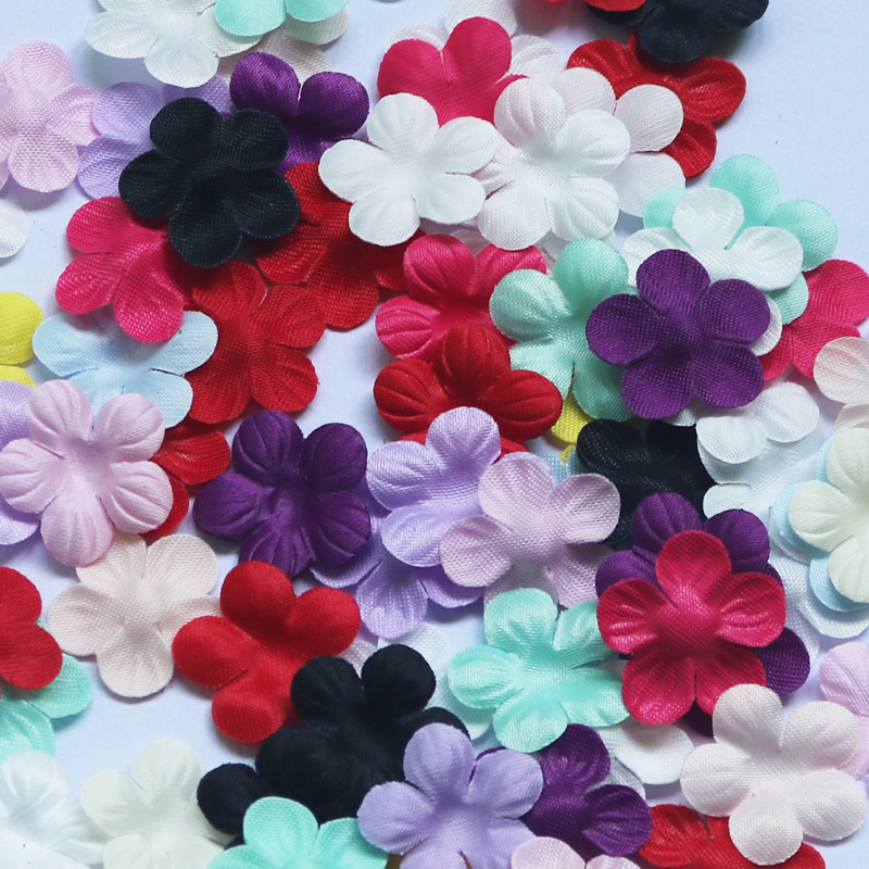 Manufacturer's Handmade DIY Fabric Shaped Petals, Flower Accessories, Stereo Flower Jewelry, Wedding Dress Accessories
