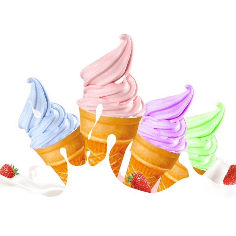 Huaxianni Soft Ice Cream Powder Commercial 00g Ice Cream Powder Wholesale Household Ice Cream Sundae Cone Raw Material Factory