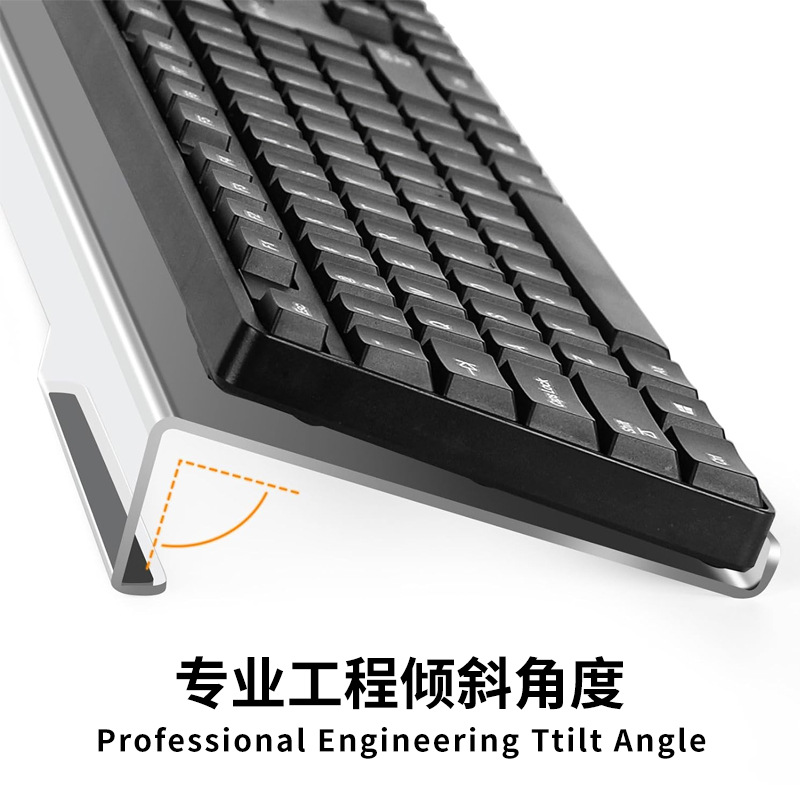 Ergonomic Keyboard Stand Increased Z-Shaped Keyboard Stand Desktop Stand Tilted Transparent Acrylic Keyboard Tray Bracket