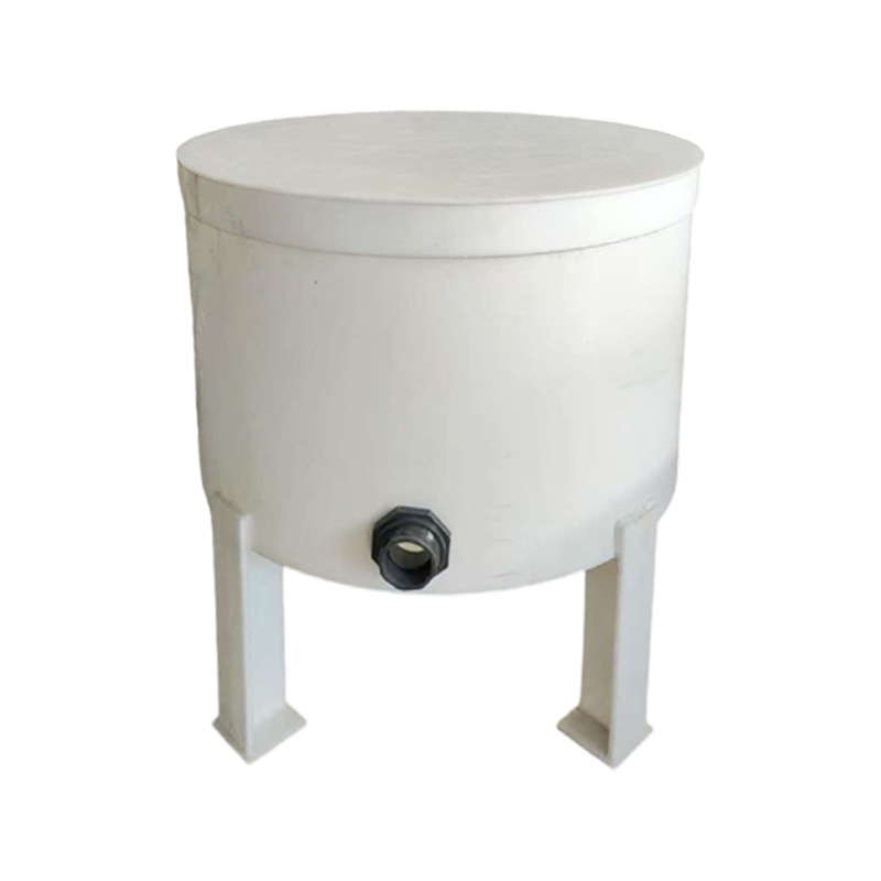 Customized Pp Polypropylene Dosing Barrel Liquid Mixing Tank Aquaculture Equipment Trickle Biological Filter Round Barrel