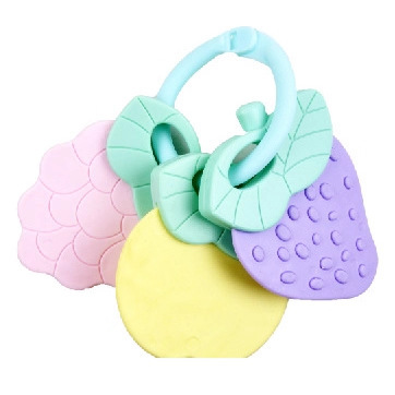 Cross-Border Amazon Rattle Toy Accessories Baby Boiled Rattle Toy Graspable Chewable Teether Bed Bell Pendant