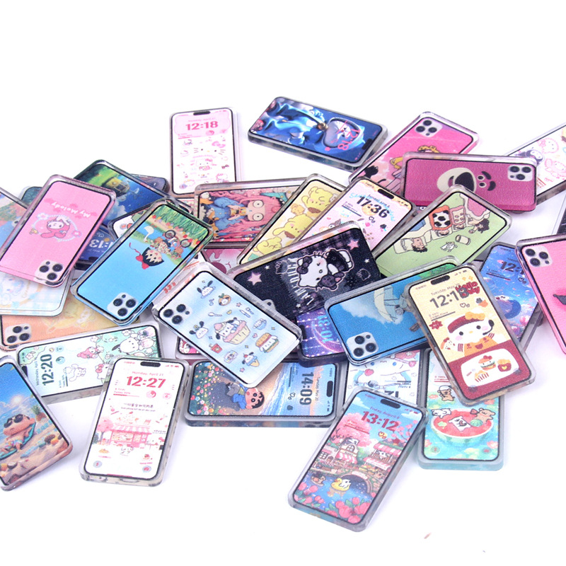 Mini simulation small mobile phone BJD phone toy Dollhouse miniature supermarket ornaments model doll house accessories