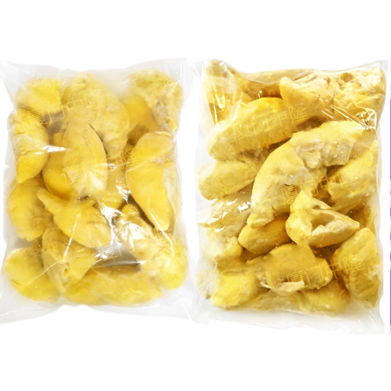 3A Grade Thai Golden Pillow Frozen Durian Seedless Pulp Fresh Fruit Wholesale Roasted Durian Baking Ingredients 3Kg/Bag