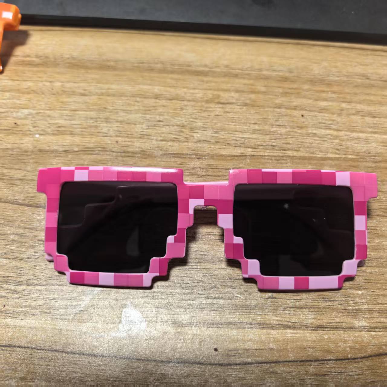 New Cool Mosaic Glasses, Two-Dimensional Quirky Sunglasses, Minecraft Personalized Pixel Sunglasses Wholesale