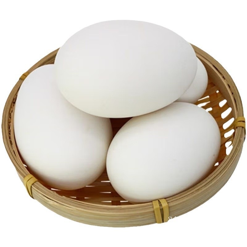 Fresh Goose Eggs for Pregnant Women, Farm-Raised Free-Range Goose Eggs, Specialty Products, Freshly Picked and Shipped, 12 Large Goose Eggs