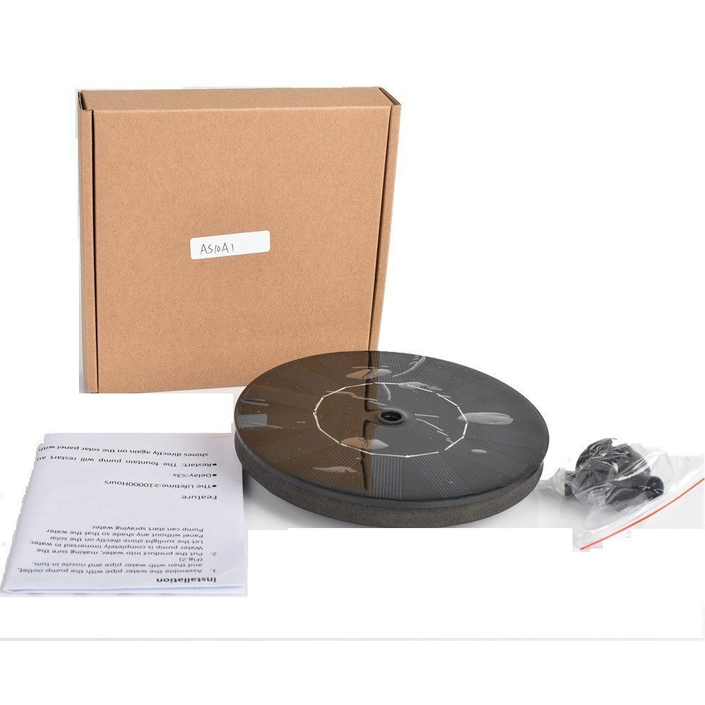 Solar Fountain Outdoor Pool Floating Colorful Lights Courtyard Bird Tub Decoration Pump Garden Garden Waterscape Fountain