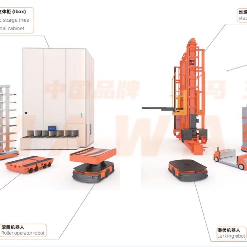 Mawang-Agv Lurking Lifting Handling Robot Intelligent Following Handling Industrial Commercial Wireless Equipment