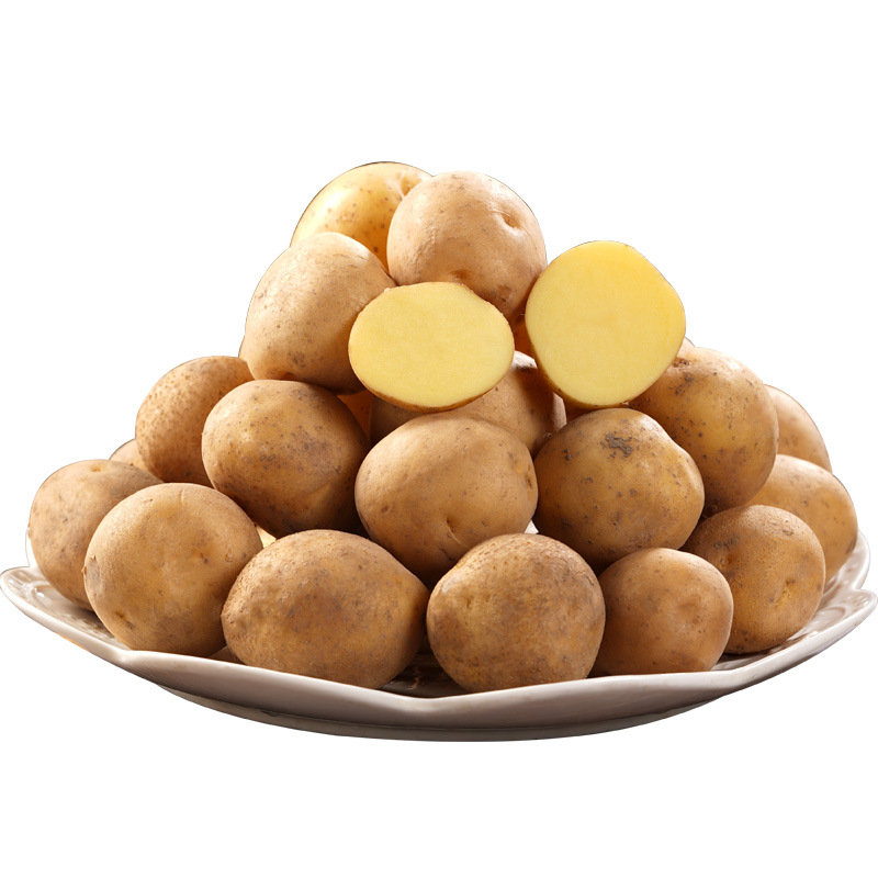 Enshi Yellow-Hearted Small Potatoes, Farm-Grown High-Mountain Selenium-Rich Sweet Potatoes, Glutinous Potatoes, Freshly Dug Potatoes and Vegetables