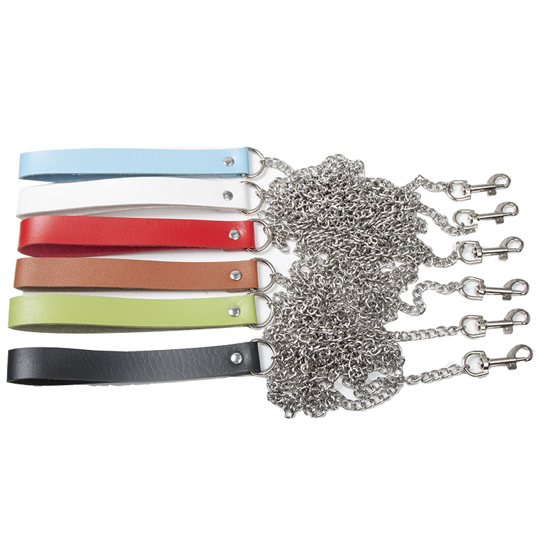 Кросс-бордерный ошейник СМ устройство Флирт Пара Тяговый шнур Кожаный ремень Гибкий тяговый пояс Прямые продажи с завода
