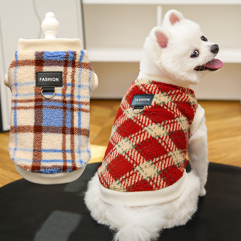 Dog and Cat Pet Clothing, Dog Supplies, Puppy Outfits, Hairless Cat British Shorthair Ragdoll Fleece Warm Autumn and Winter