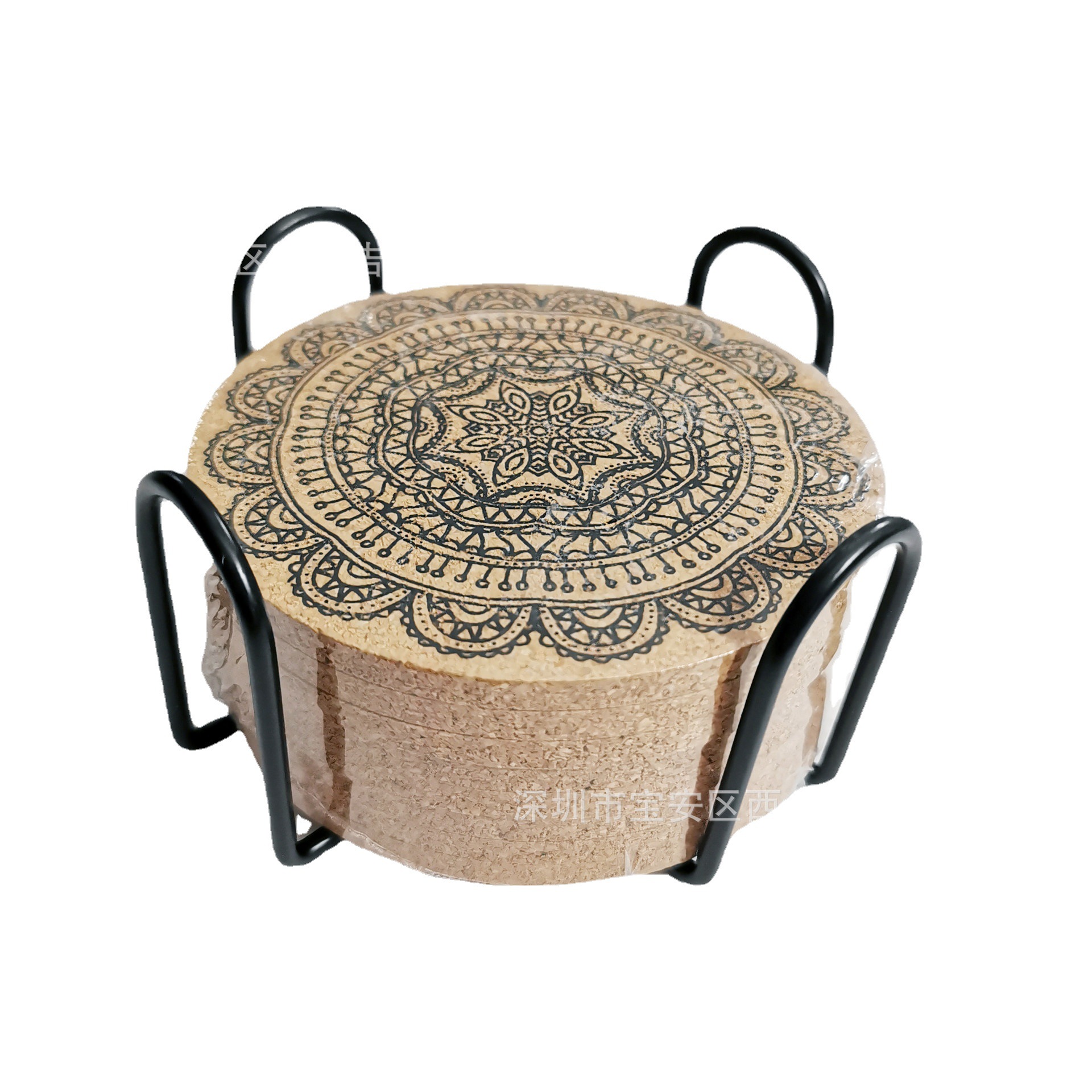 Factory Wholesale Ready-Made Shelves, Ready-Made Ceramic Coaster Shelves, Cork Coaster Iron Shelves, Coaster Iron Shelves