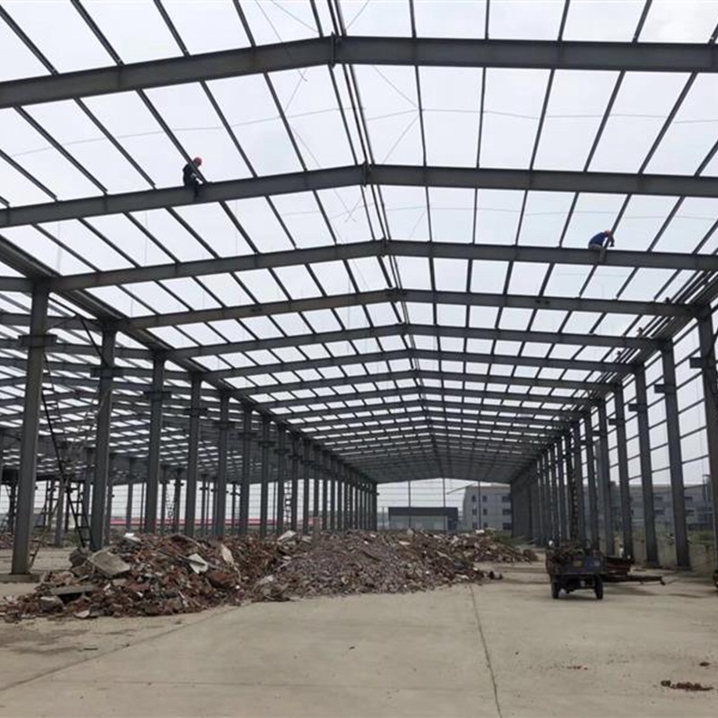 Steel Structure Processing Manufacturer Customized Steel Structure Workshop Factory Warehouse Venue Large Span Steel Structure Frame