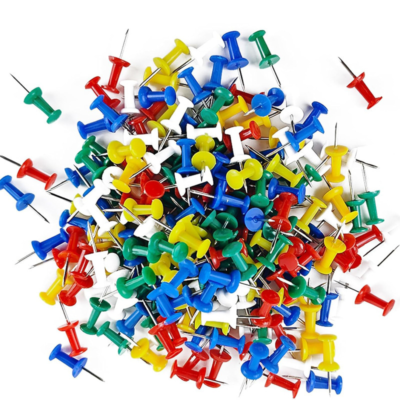 Colored I-Shaped Nails, Solid Color Thumbtacks, Art Pushpins, Wall Nails, Photo Wall Cork Nails, Transparent I-Shaped Nails