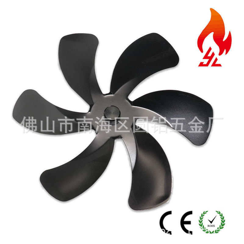 Новая лопасть вентилятора для камина, алюминиевый сплав, 6 лопастей, диаметр 172 мм