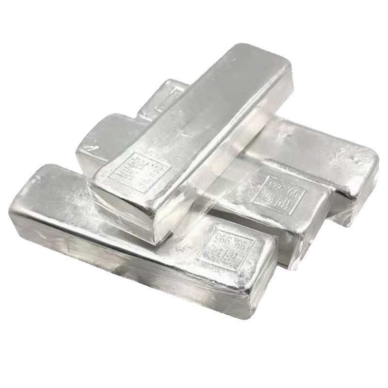 4N5 Refined Indium, High Purity Indium Block, Pure Indium Ingot, Pure Indium Block, Experimental Scientific Research Grade in Refined Indium