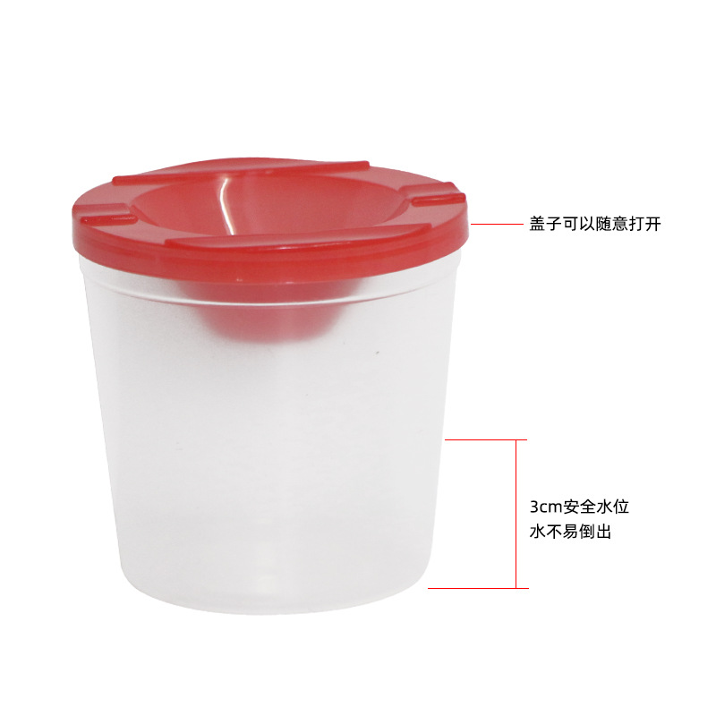 Art painting pen washing container multi-functional leak-proof color palette Cup portable acrylic watercolor paint wash pen cup pour-out prevention