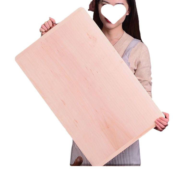 Willow Wood Panel Cutting Board for Home Use, Kitchen Dough Rolling and Kneading Board, Solid Wood Extra-Large Chopping Board