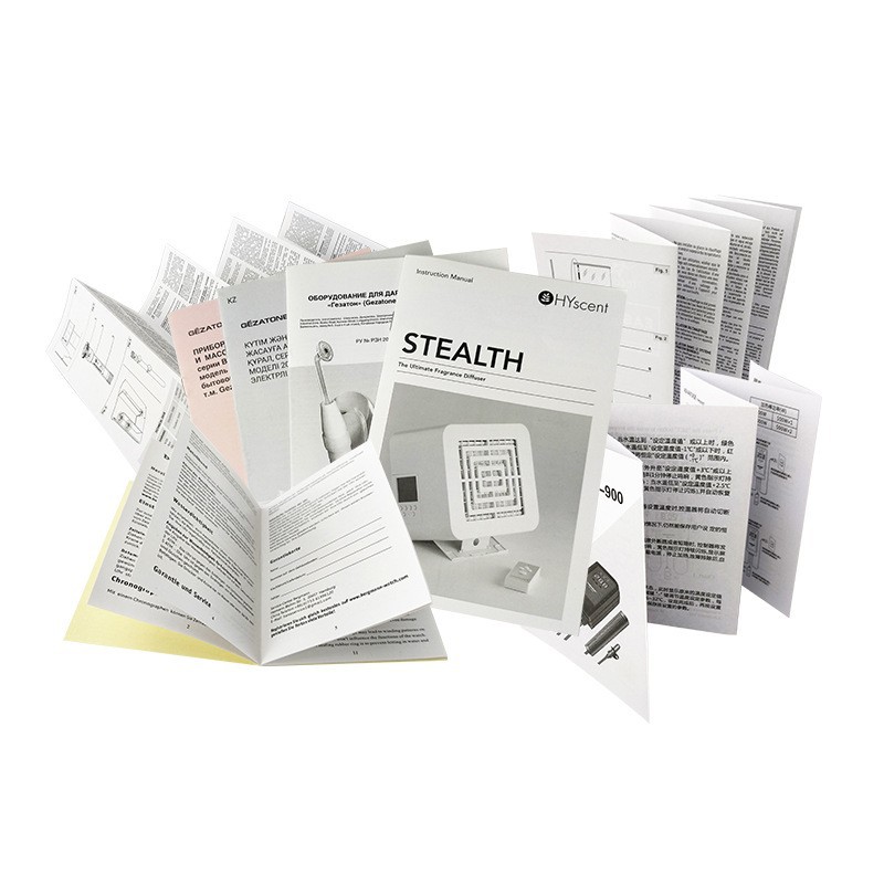 Riding Horse A5 Product Manual Printing, Customized Foldable Booklet for Aliexpress Amazon Cross-Border Sales