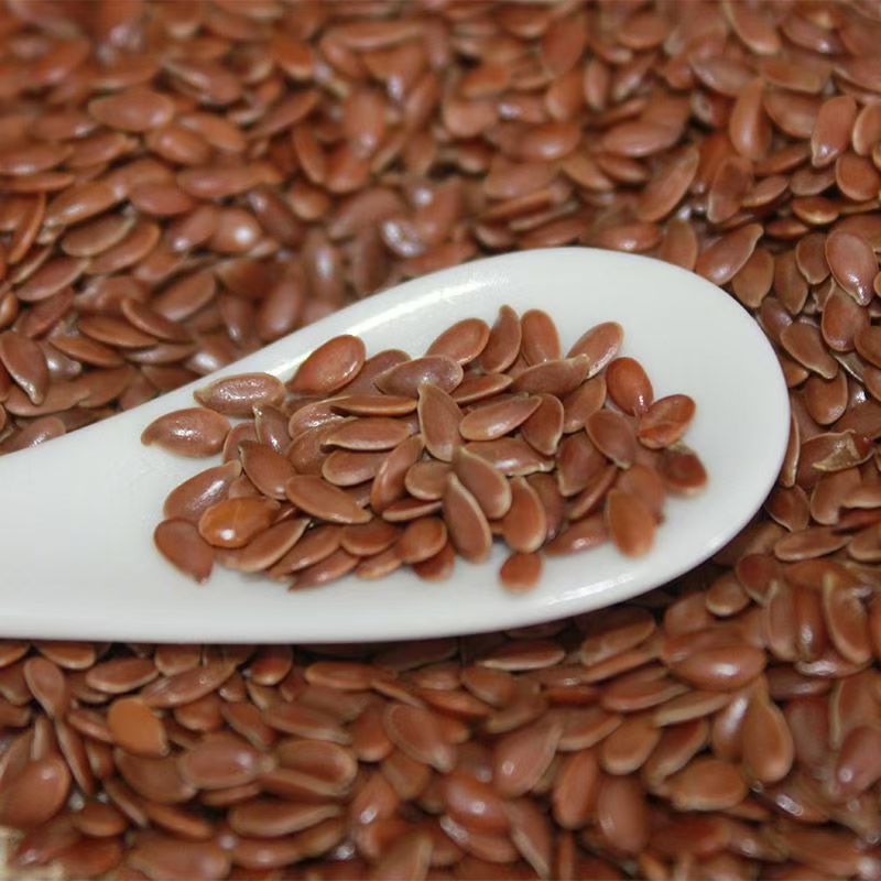 The season's new brown flaxseed oil raw and cooked in stock clean sand-free instant wholesale a large number of generation of hair