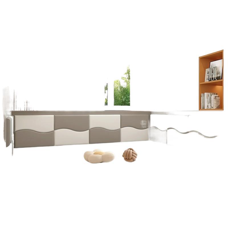 Customized Tatami Soft Wall Surround Technology Cloth Electric Heating Bed Surround Kidsren's Anti-Collision Headboard Soft Bag Sticker Self-Adhesive