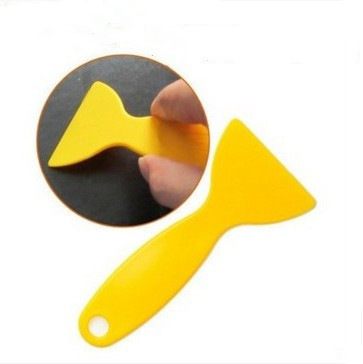 Инструмент для пленки автомобиля желтый маленький скребок для автокрасоты скребок для пленки маленький скребок для мойки автомобиля