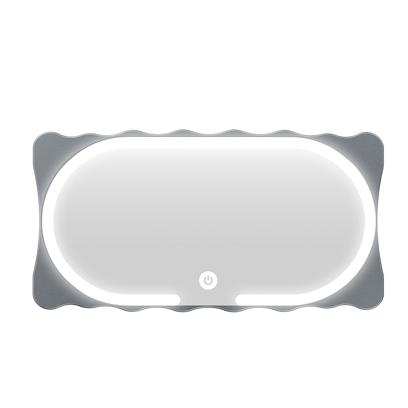 Car Sun Visor Vanity Mirror Three-Color Led Light High-Definition Mirror with Light Car Vanity Mirror High-Definition Makeup Mirror