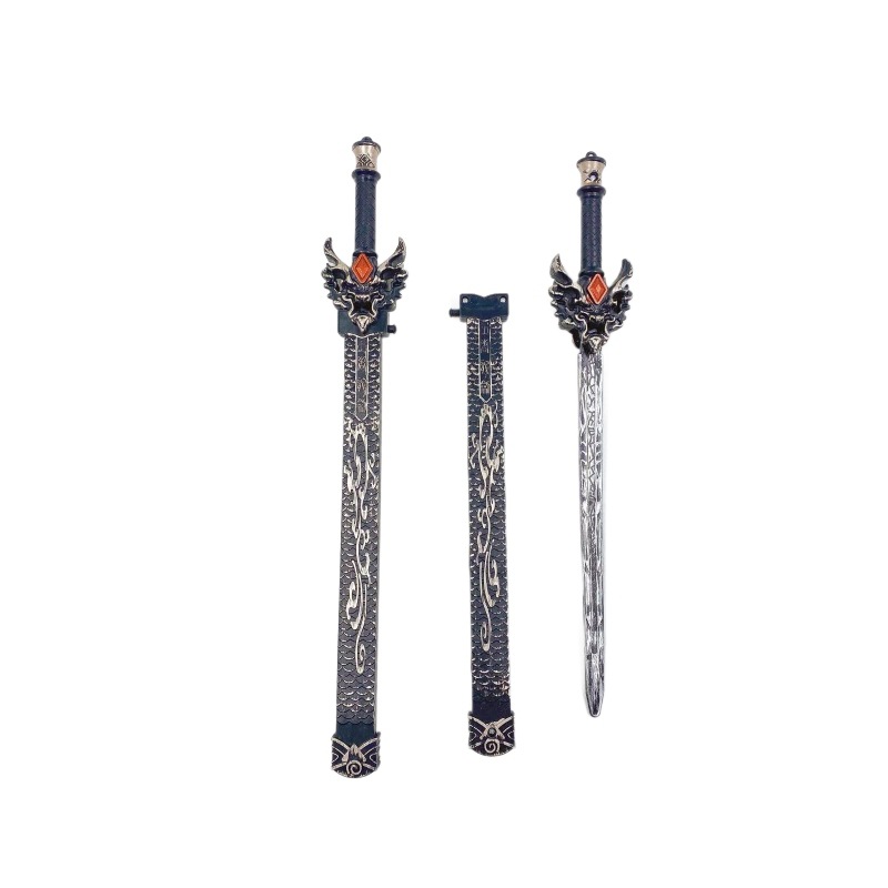Children's Toys, Simulated Swords, Automatic Ejection Swords, Sheathed Weapons, Scenic Spot Props, Toys, Antique Department Stores Wholesale