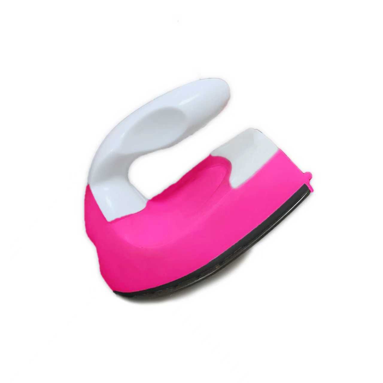 Mini Iron for Children's DIY Handicrafts Creative Ironing Machine for Fabric Stickers and Rhinestone Appliques on Baby Clothes