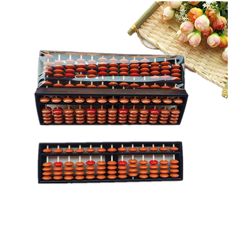Supply abacus abacus children's Abacus 13 plastic Primary School students Abacus positioning beads five baht