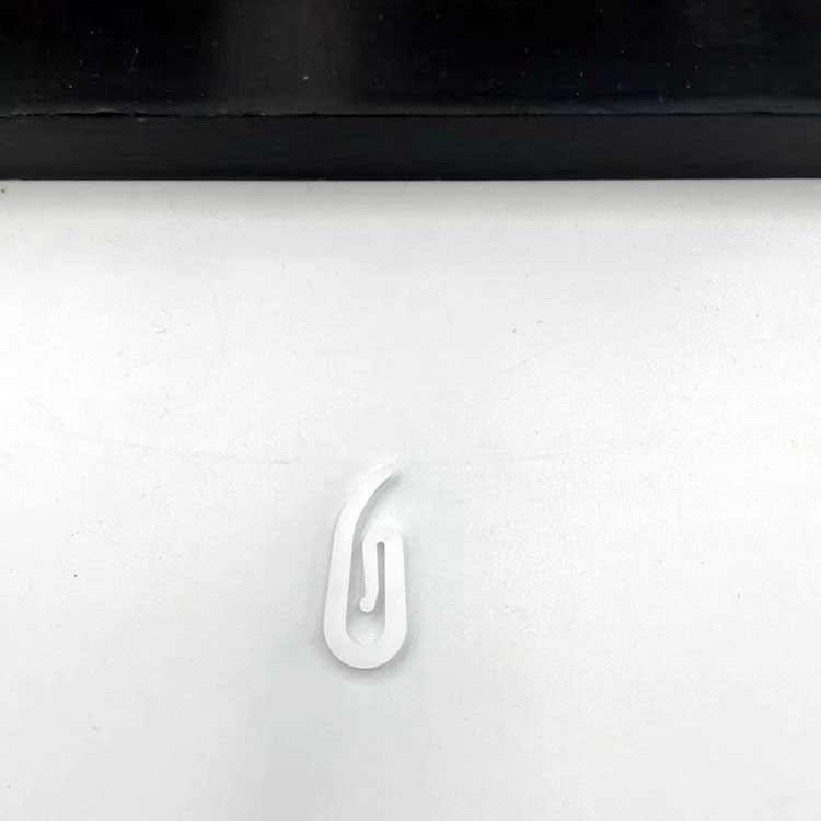 Supply curtain accessories curtain hook comma hook white 6-shaped injection plastic hook curtain S hook