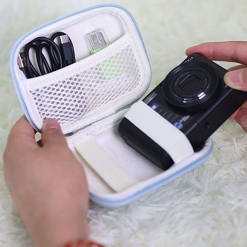 Ccd Storage Bag Camera Protective Case Fuji Canon Data Cable Organizer Cute Coin Purse Lipstick Portable Storage