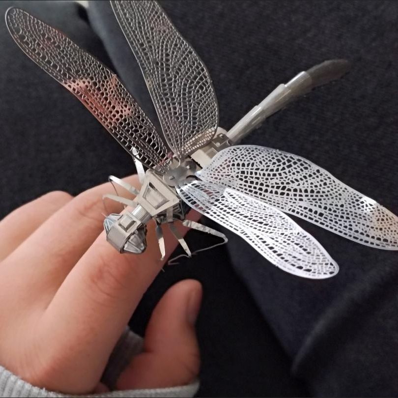 Metal Assembled Insect 3 Model High School Student Difficult Handmade Stereo Puzzle Ornament Gift