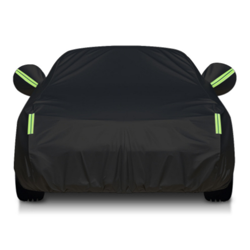 Spot Cross-Border Special Car Cover Full Cover 190t Silver Umbrella Cloth Waterproof Sun Protection Silver-Coated Suv Car Cover