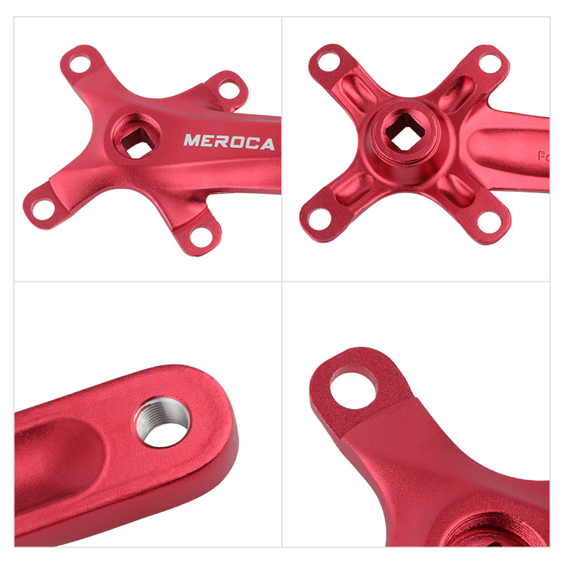 MEROCA mountain bike tooth plate 104BCD square hole crank 8/9/10/11 speed positive and negative tooth modified single plate