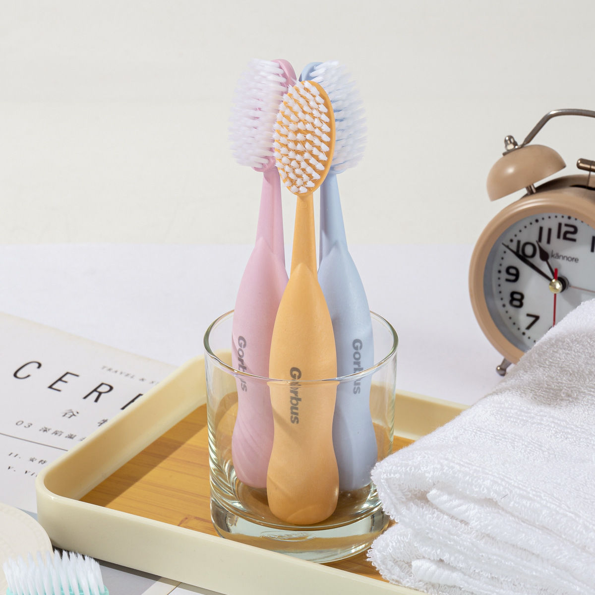 Big Mac Big Head Toothbrush High Color Value Household Soft Hair Cleaning Wide Head Cute Couple High-end Adult Ultra Fine Wholesale
